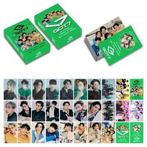 포카 포토카드 시즌그리팅 Kpop ITZY AESPA GOT7 LOMO 카드 양면 앨범 팬 컬렉션 포토 선물 30 개세트, [02] GOT7