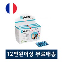질켄 75mg 100캡슐 중형견용 20캡슐 대형견용 20캡슐 심리안정 보조제 / 스트레스 완화제 강아지 고양이 겸용, 소형견/고양이용 100캡슐