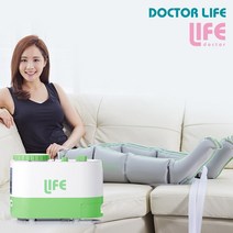 [닥터라이프] 라이프3 공기압 다리 종아리 사지압박순환장치/의료기기/국내생산/ 본체+다리세트(그린)