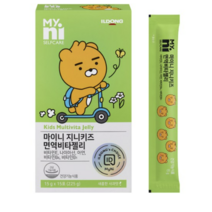 마이니 일동제약 지니키즈 면역 비타젤리 15p, 8개, 225g