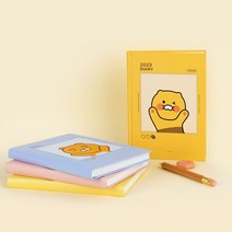 [카카오프렌즈 2023 양장 다이어리] 다이어리 2023다이어리 2023년 2023 플래너 다꾸 다이어리추천 위클리다이어리 다꾸다이어리 육아일기 일기장다이어리 모눈다이어리 회사다이, 라이언