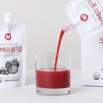 [김재식헬스푸드] 크랜베리 딸기즙 100ml 30팩 4박스, 단품, 단품