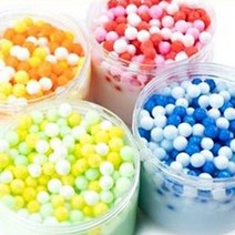 키즈카페 대용량 슬라임 촉감놀이, 구슬 아이스 슬라임