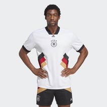 [국내/정품] 아디다스 독일 아이콘 저지 남성 Football White Black