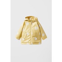 자라 ZARA 키즈 폴라플리스 러버라이즈드 레인코트 - 노랑 베이비 222748552