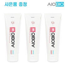 [치과전용] 아이오바이오 W 미백 치약 색소 재착색 방지 시린 증상 완화 화이트닝, 100g, 3개