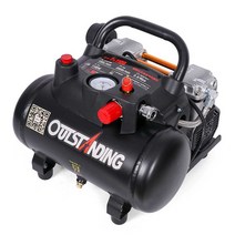 저소음소형콤프레샤 오일리스 콤프레셔 목공 자동, 화이트 구리 550W-30L