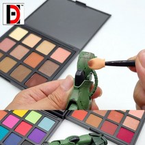 HD 웨더링 파스텔 12색 세트 건담 건프라 프라모델용 5종, 12P＋브러시