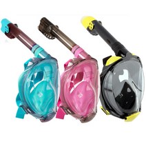 유니엘 풀페이스 스노쿨링 마스크, 01_LGA올블랙