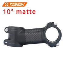 toseek 탄소 줄기 10172535도 자전거 줄기 708090100mm mtb 도로 접이식 자전거 용 초경량 자전거 핸들 줄기, 매트-10도 90mm