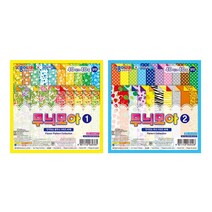 종이나라 2500 무늬모아 1번 2번 고급용지 색종이 꽃무늬 무늬, 4. 2500 무늬모아 (2번) 1장