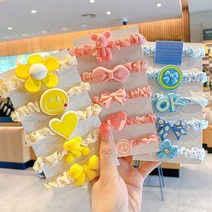 유아 여아 머리끈 15p 세트 어린이 머리 고무줄 아동 헤어 방울 안아픈 곱창 밴드 헤어끈 대용량 머리핀 머리띠 유아핀 집게핀