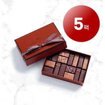 la maison du chocolat 라메종뒤쇼콜라 프랑스 정통 수제 명품 제스처 다크 밀크 초콜릿 3종 16개입 112g Gesture Box Dark Milk Chocolat, 5팩