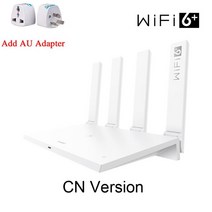 원래 어 버전 화웨이 라우터 AX3 프로 쿼드 코어 앰프 무선 Wifi6 멀티 채널 3000M 고속, [01] AX3 Pro WS7206, [01] AU adapter plug