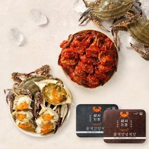 다담은 삼시게끼 간장게장 600g*[2팩] + 양념게장 300g*[1팩], 없음