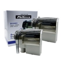 필그린 수족관 걸이식 여과기 DT-10F, 10W, 2개