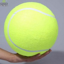 24cm 개 테니스 공 거대한 애완 동물 장난감 씹기 서명 메가 점보 키즈 강아지용 Ttoys