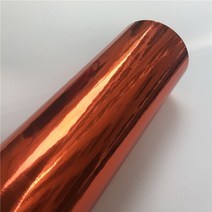 은박단열재 바닥 단열재 외벽 스티로폼 Stretchable 블랙 광택 실버 미러 크롬 비닐 필름 랩 자동차 호일, 09 Orange_02 152X30 CM