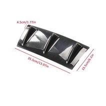 자동차 리어 스포일러 샤크 핀 ABS 섀시 소형 트럭 SUV RV용 스타일링 액세서리 경량 차량, [02] Three tooth B, 1개