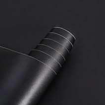 쇼핑을잇다 벽지 Self-Adhesive Removable Vinyl Matte Black Contact Paper Peel and Stick Wallpaper Wat, 01 A1_01 60cmx100cm