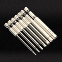 BROPPE 7P 육각 비트 세트 75mm 자석 렌치 드라이버, 1개