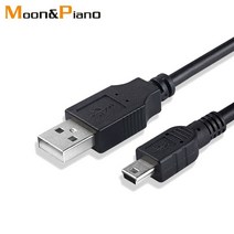 미니 USB 2.0 케이블 5 핀 미니 USB USB USB 고속 데이터 충전기 케이블 MP3 MP4 플레이어 자동차 DVR GPS 디지털 카메라 HDD 스마트 TV, 01 Black_06 1.5m