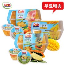 돌 후룻볼(4개입)x3팩(복숭아1＋망고1＋트로피칼1)무배