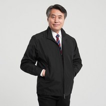 남성 국산 비즈니스 바람막이 신사 점퍼 HA-JUA-Q003-블랙
