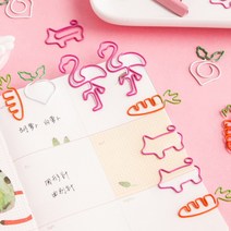 귀여운 동물 채소 디자인 클립 4종, 1개-2. 당근 (ET-5)