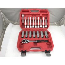 쇼바 쇼크업쇼바 상부 시트 고정 나사 리무버 제거기 조립 슬리브 세트 18피스, 18개 세트