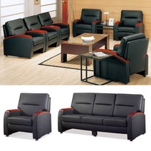 수퍼니처 B713/714 사무실 1인3인 중역소파, 3인, 금색