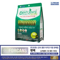 포켄스 덴티페어리 디스펜스 베트(VET) 클로로필 구취 치석 제거 영양제, 1개, 덴티3페어리 클로로필(SS) - 초소형견 410g - 구취 치석 제거