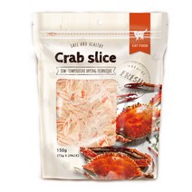 게살슬라이스 고양이간식 대용량 150g, 단품, 단품