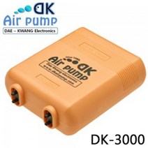 어항기포기 구피산소 대광 4구 기포발생기 DK 3000, 오렌지