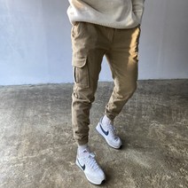 미꼬장 두꺼운 기모카고조거바지 포근 피치기모