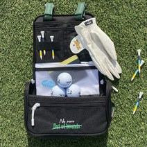 아웃오브바운즈 아웃오브바운즈_골프 행잉 파우치_OOBAC0201, Ivory/Navy