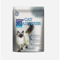 이즈칸 캣 그레인프리 어덜트, 연어+닭, 1개, 2.5kg