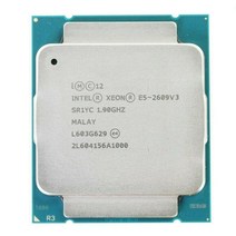 사용 인텔 제온 E5 2609 V3 1.9GHz 15MB 6 코어 85W 소켓 LGA 2011-3 SR1YC 프로세서 CPU
