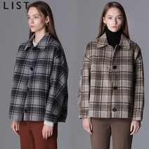 [리스트] 루즈핏 울 핸드메이드 체크 재킷