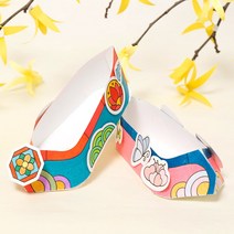 민화샵 전통 꽃신 만들기 패키지1065861, 전통무늬 TDPPP0602