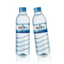 팔도 맑은샘수500ml 생수 1박스 20개, 500ml