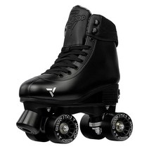 Crazy Skates 남아 및 여아용 조절 가능한 롤러 스케이트 - 잼 팝 시리즈 - 사이즈 조절 가능 - 블랙 (사이즈: M | 미국 남성 3-6 | 미국 여성 3-6 | 유럽, Black, SMALL US Mens j12-2 US Lad
