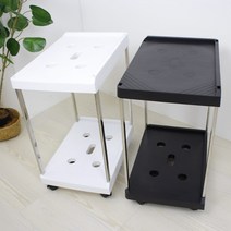 컴퓨터받침대 본체선반 거치대 다이 PC 데스크탑 트레이 이동식 홀더 보관함, 본체받침대 화이트
