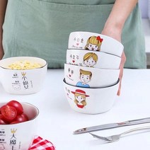 KORELAN북유럽풍 4.5인치 네모난 그릇 세라믹 밥 그릇 창의적 개성 넷홍 귀엽다 작은 밥 그릇 일본식 세라믹 그릇, 흑변일가, 4.5인치 사각 사발 90개 1상자2