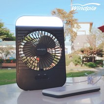윈드피아 포터블팬[WF-H210], 블랙, 1개