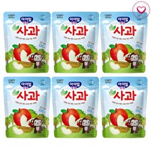 일동후디스 순과일칩 순사과 순딸기 순배, 6개, 15g