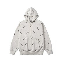 THRASHER 올오버 매거진 로고 후디 오트밀