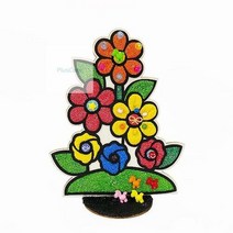 클레이 비즈 우드 액자 만들기 재료 키트 초등저 방과후학습 미술준비물 DIY, 비행기