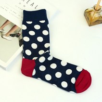 6 Pairs Men 12 Color Colorful Happy Socks British Dot Uni Skateboard Cotto [G00097373]