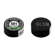 KAMUI 풀 큐 팁 블랙 SS/S/M/H 스누커 큐 팁 11mm/14mm 내구성 팁 당구 액세서리 Professional Nine Ball, MH 11mm_17